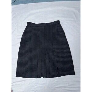 Chic BANU Black Pinstripe Skirt - Size 2 - Business Casual Office Wear
